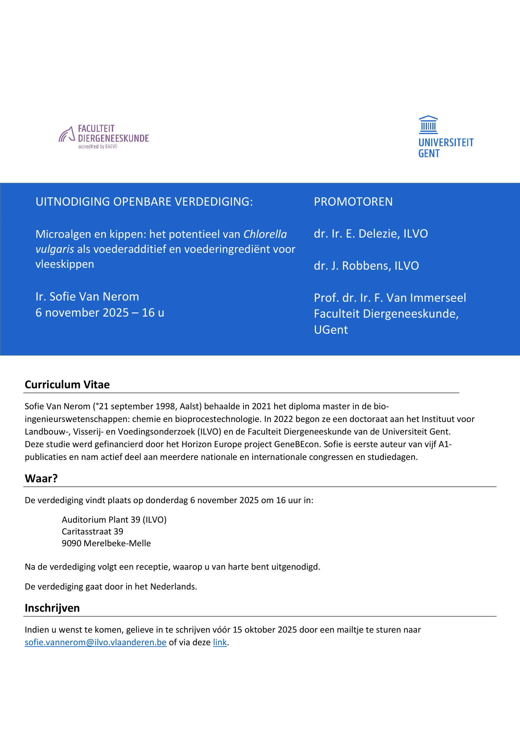 uitnodiging PhD-verdediging Sofie Van Nerom1