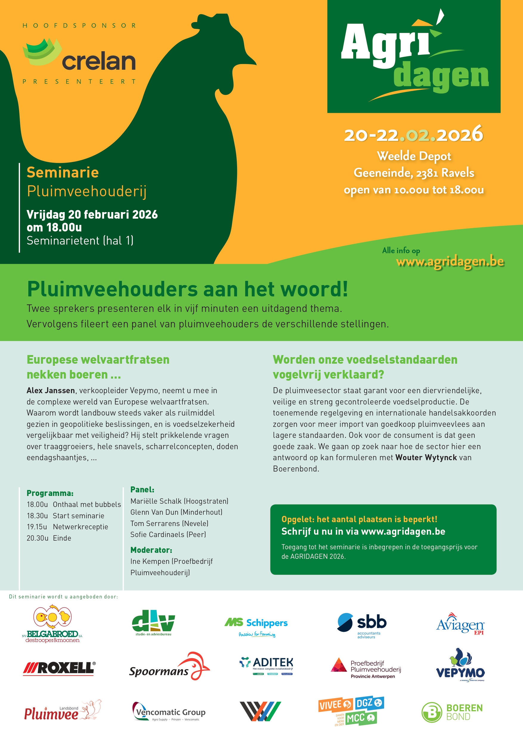 Uitnodiging pluimveeseminarie