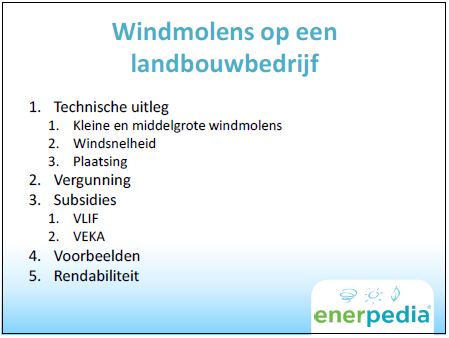 Presentatie windmolens